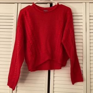 Charlotte Russe Cropped Sweater.